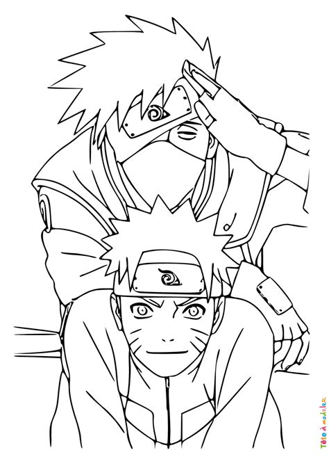 Coloriage NARUTO et NARUTO SHIPPUDEN à。